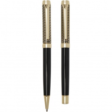 Logo trade business gifts image of: Legato ballpoint and rollerball pen set